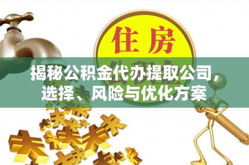 古蔺揭秘公积金代办提取公司，选择、风险与优化方案