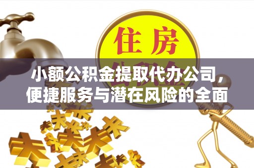 古蔺小额公积金提取代办公司，便捷服务与潜在风险的全面解析