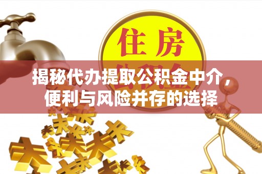 古蔺揭秘代办提取公积金中介，便利与风险并存的选择