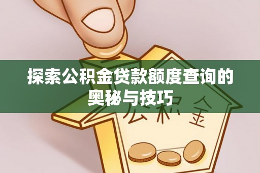 古蔺探索公积金贷款额度查询的奥秘与技巧