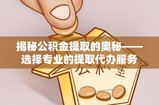 古蔺揭秘公积金提取的奥秘——选择专业的提取代办服务
