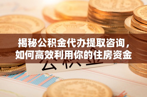 古蔺揭秘公积金代办提取咨询，如何高效利用你的住房资金