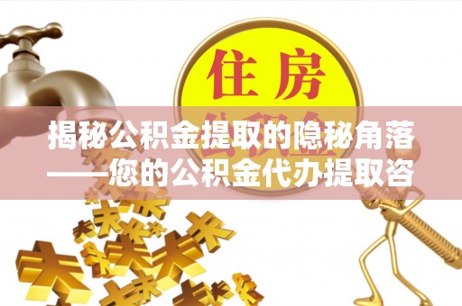 古蔺揭秘公积金提取的隐秘角落——您的公积金代办提取咨询指南