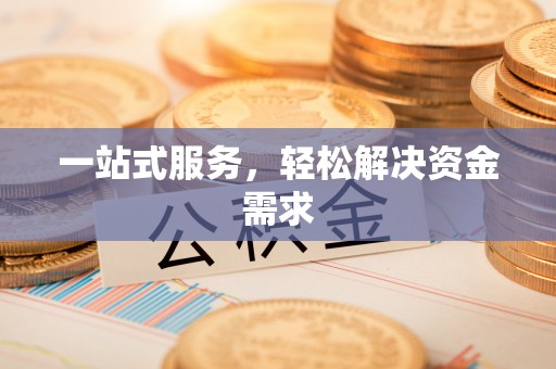 古蔺一站式服务，轻松解决资金需求